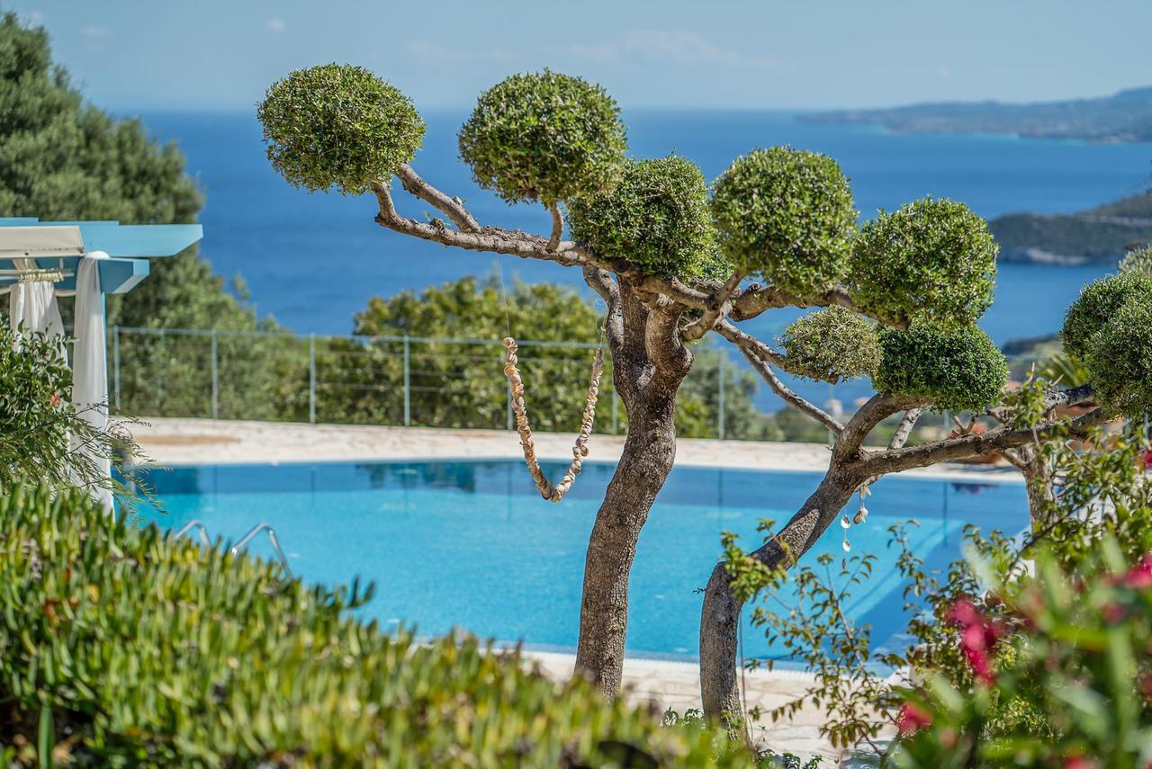 Askos Stone Villa - The Island Panorama Ágios Nikolaos Exterior foto