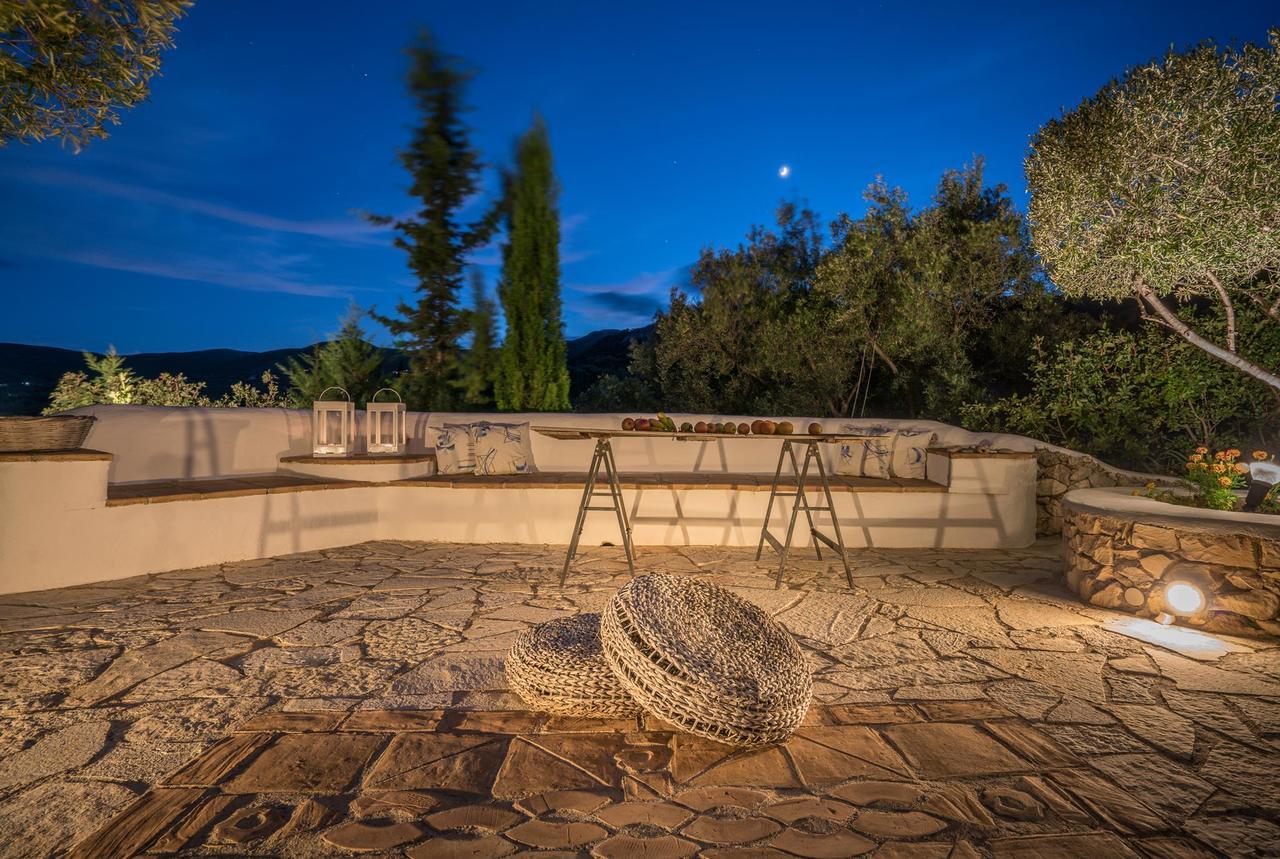 Askos Stone Villa - The Island Panorama Ágios Nikolaos Exterior foto