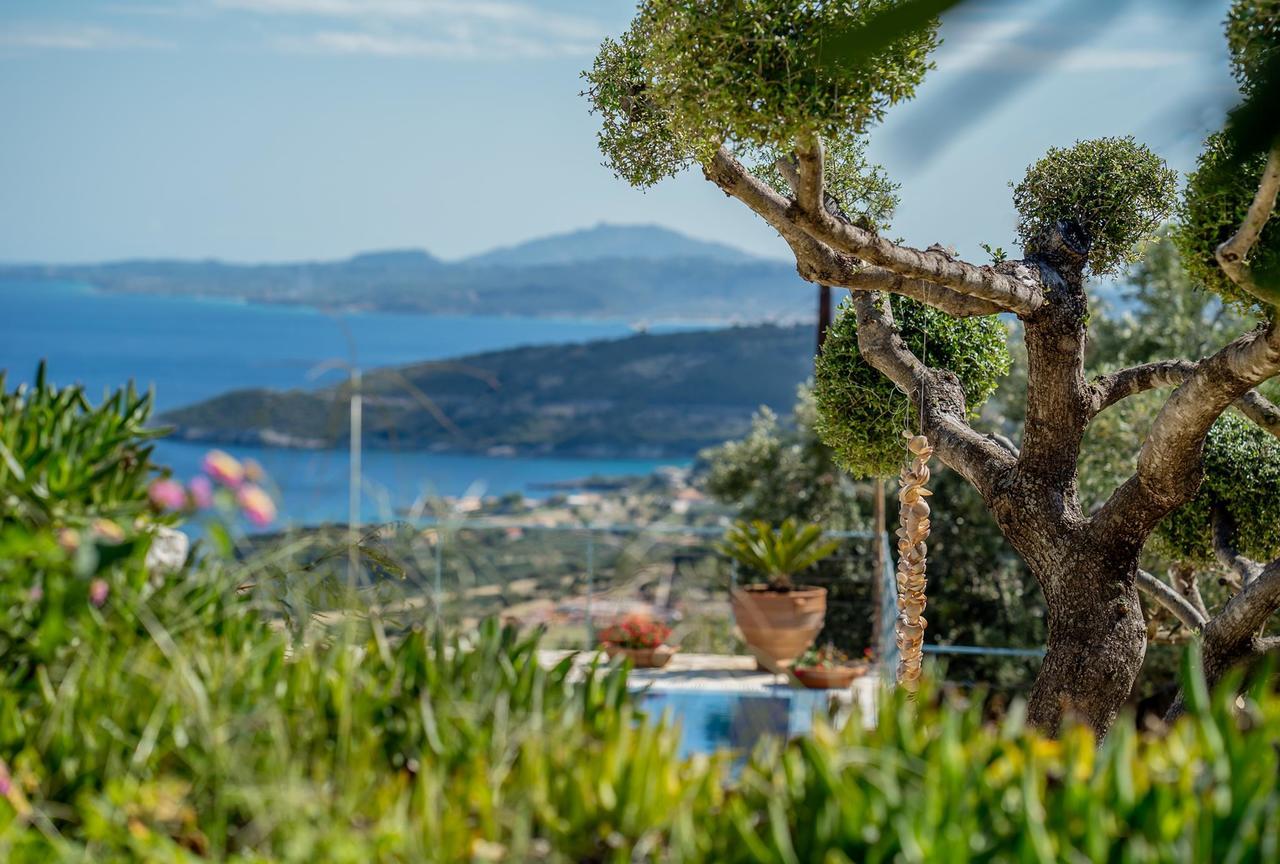 Askos Stone Villa - The Island Panorama Ágios Nikolaos Exterior foto